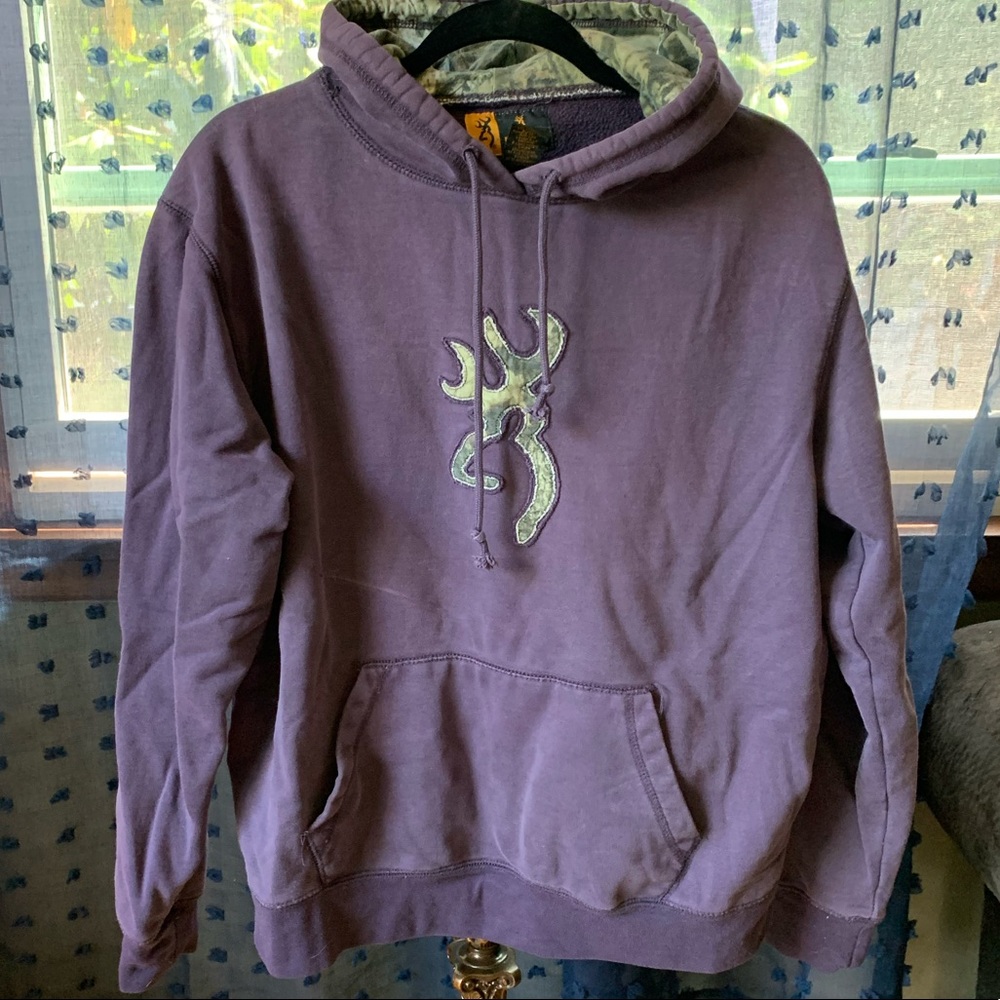 Purple Browning Hoodie